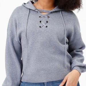 Philosophy super soft trendy crop pullover sweater